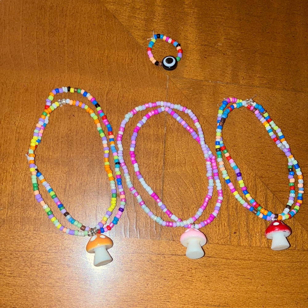 3 sets of bracelets and one ring✨